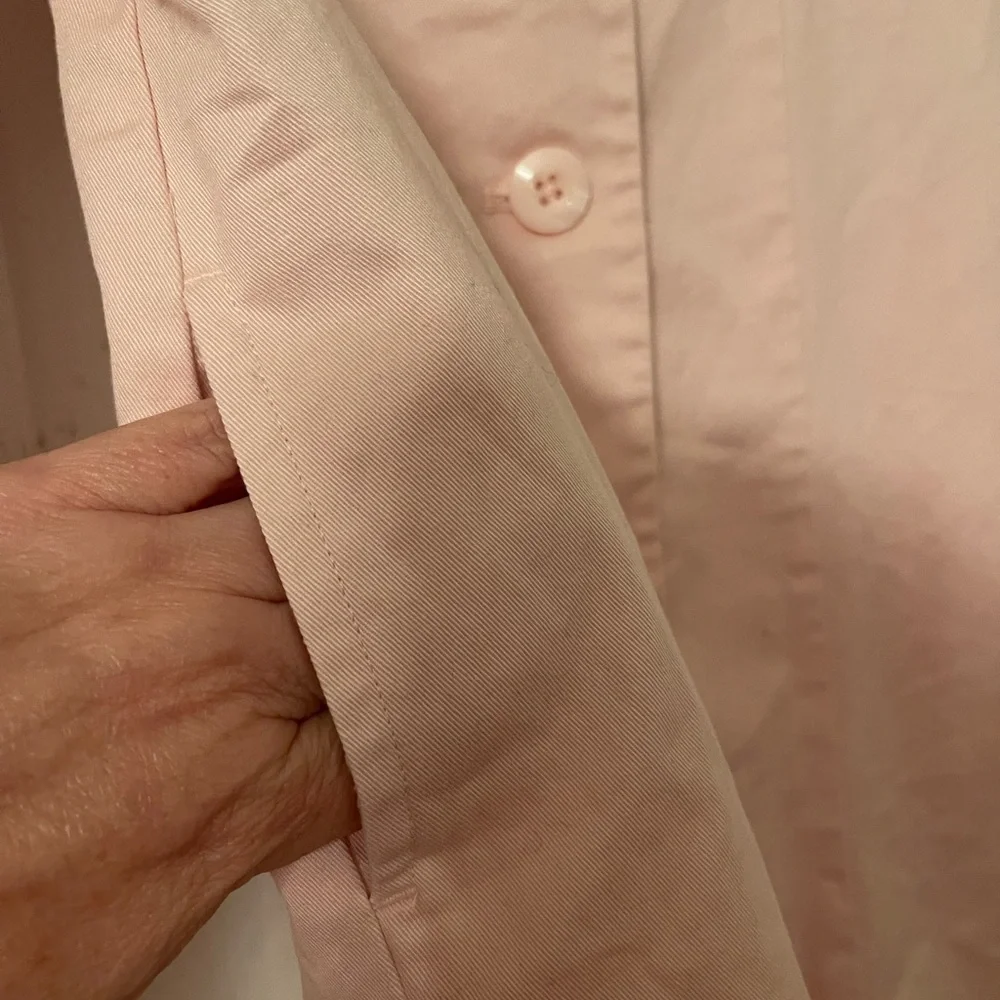 Gymboree Pale Pink Bow Cotton Trench Coat - Picture 5 of 6